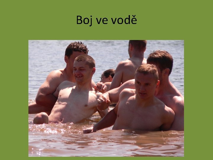 Boj ve vodě 