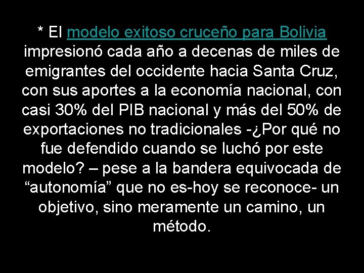 * El modelo exitoso cruceño para Bolivia impresionó cada año a decenas de miles