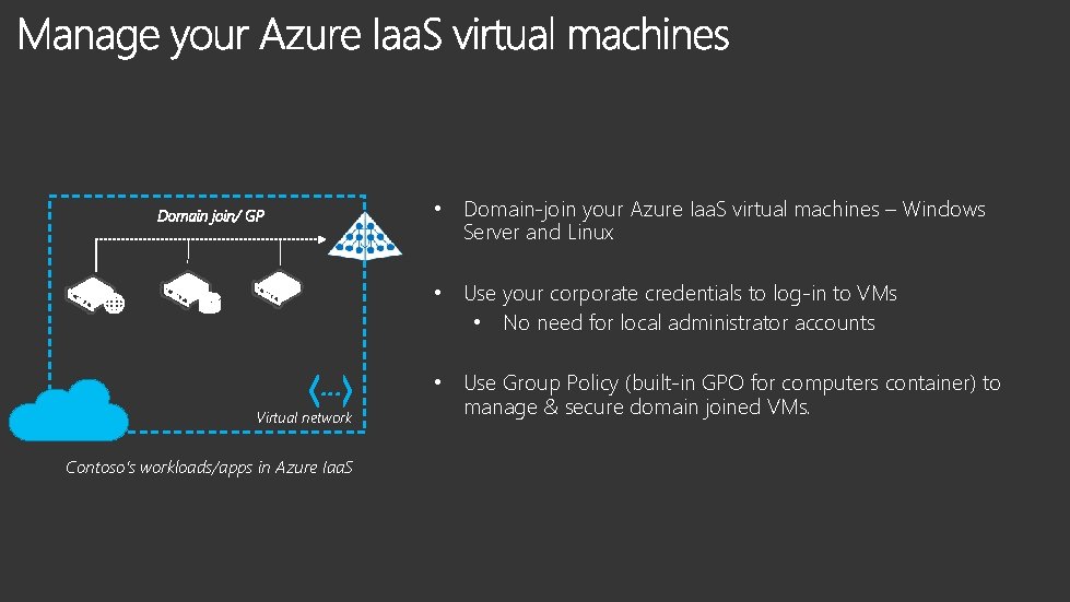  • Domain-join your Azure Iaa. S virtual machines – Windows Server and Linux