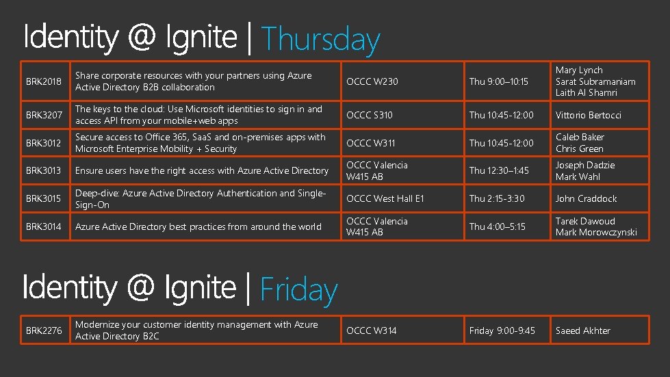 Thursday BRK 2018 Share corporate resources with your partners using Azure Active Directory B