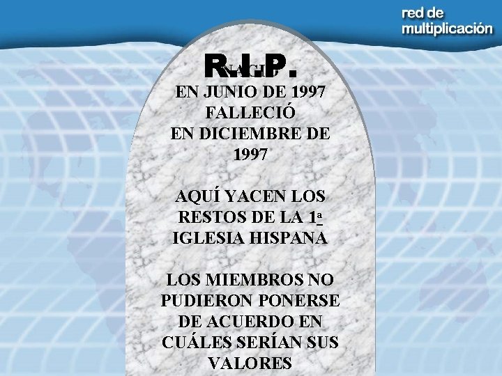 NACIÓ R. I. P EN JUNIO DE 1997 FALLECIÓ EN DICIEMBRE DE 1997 AQUÍ