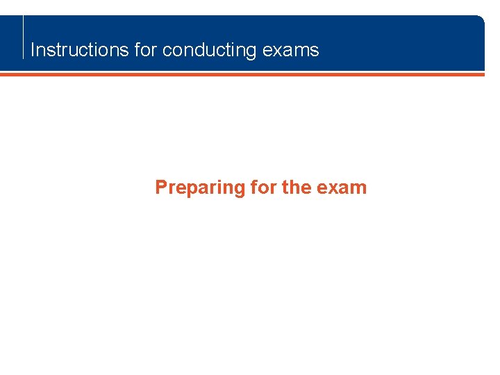 Instructions for conducting exams Preparing for the exam www. keenpac. co. uk www. factor