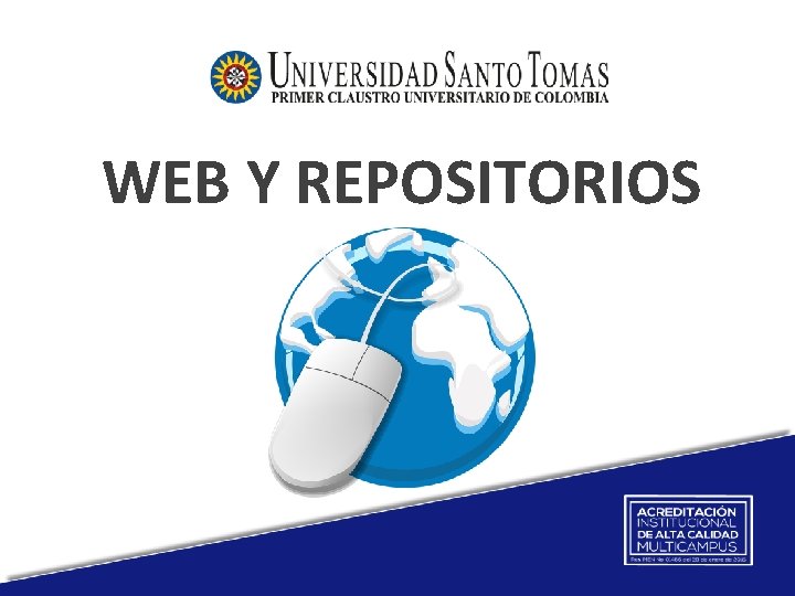 WEB Y REPOSITORIOS 