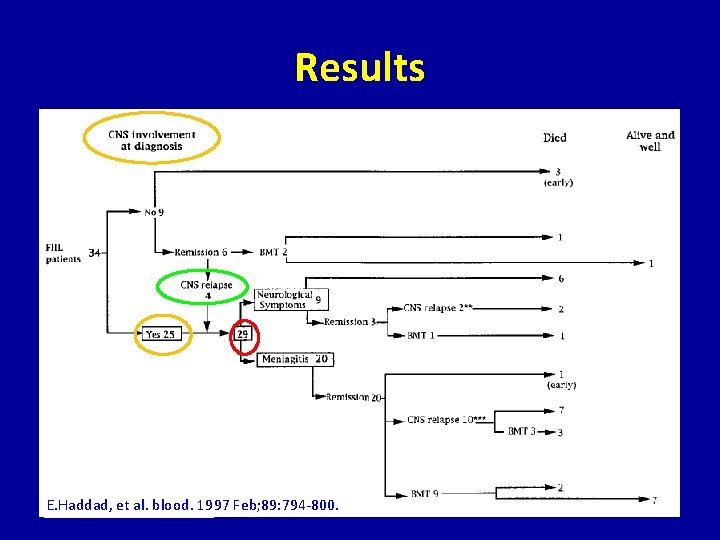 Results E. Haddad, et al. blood. 1997 Feb; 89: 794 -800. 