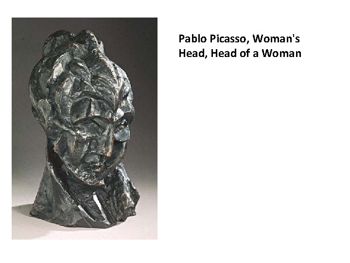 Pablo Picasso, Woman's Head, Head of a Woman 