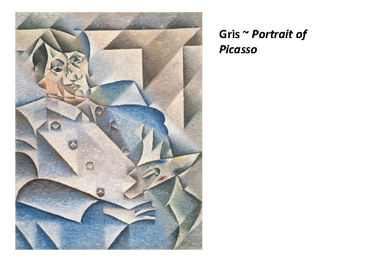 Gris ~ Portrait of Picasso 