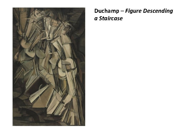 Duchamp – Figure Descending a Staircase 