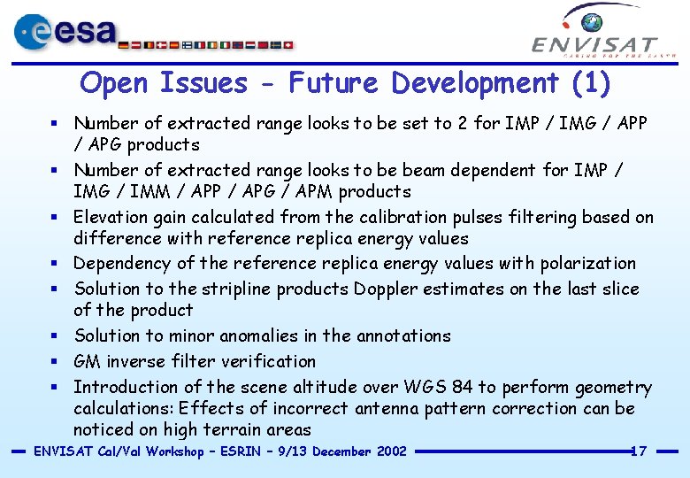 Open Issues - Future Development (1) § Number of extracted range looks to be