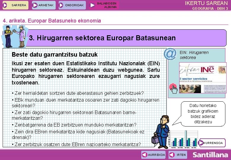 SARRERA ARIKETAK ONDORIOAK IKERTU SAREAN BALIABIDEEN ALBUMA GEOGRAFIA - DBH 3 4. ariketa. Europar