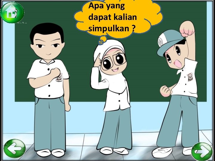 Apa yang dapat kalian simpulkan ? 