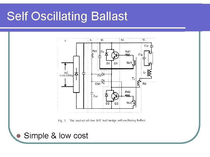 Self Oscillating Ballast l Simple & low cost 