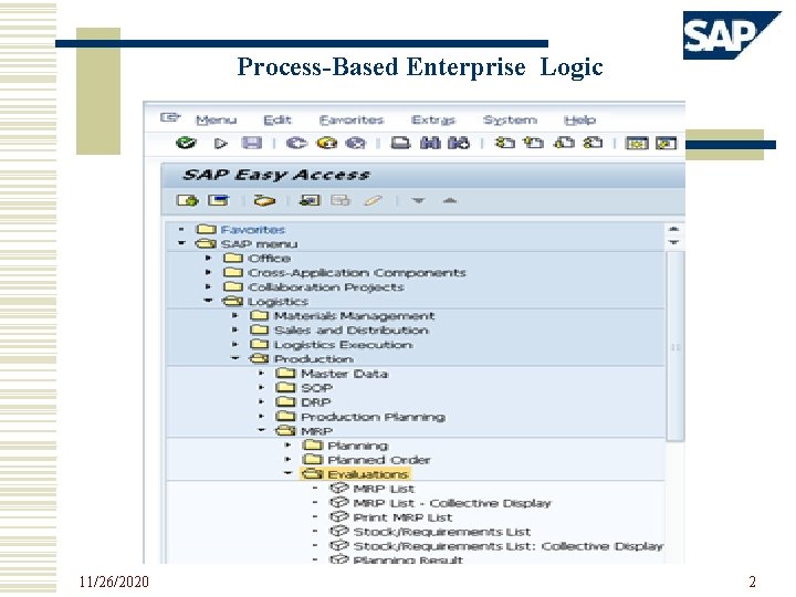 Process-Based Enterprise Logic 11/26/2020 2 