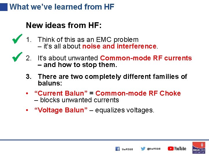 What we’ve learned from HF New ideas from HF: 1. 2. Think of this