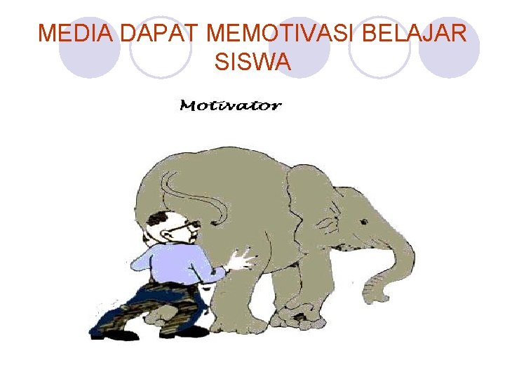 MEDIA DAPAT MEMOTIVASI BELAJAR SISWA 