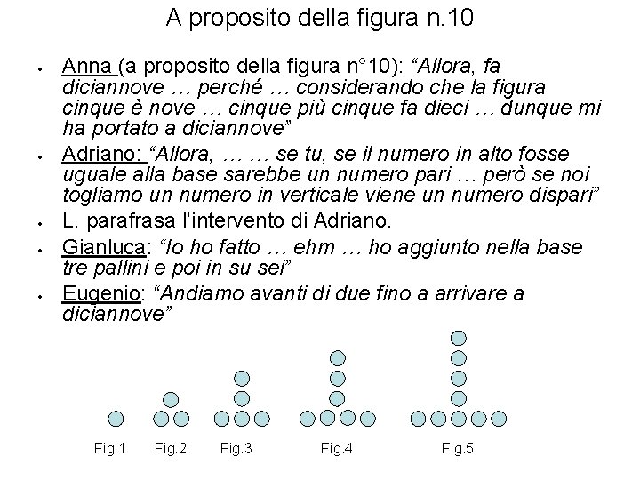 A proposito della figura n. 10 Anna (a proposito della figura n° 10): “Allora,