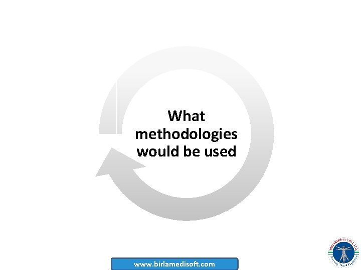 What methodologies would be used www. birlamedisoft. com 