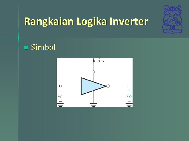 Rangkaian Logika Inverter n Simbol 