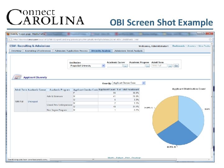 OBI Screen Shot Example 