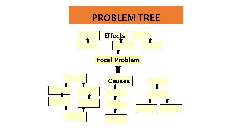 PROBLEM TREE Effekr Effects Focal Problem Causes 