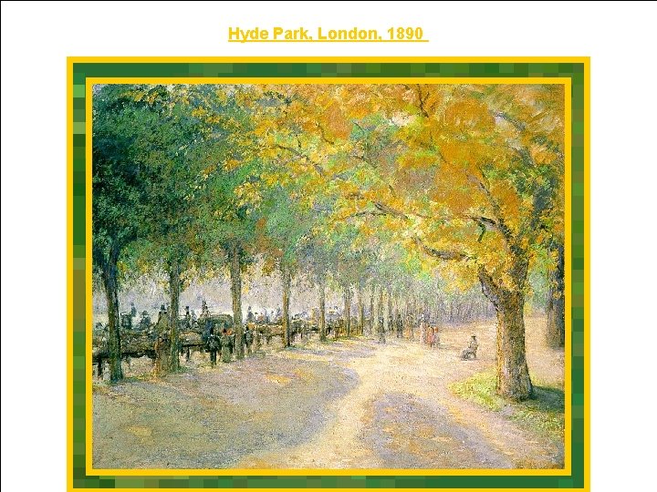Hyde Park, London, 1890 