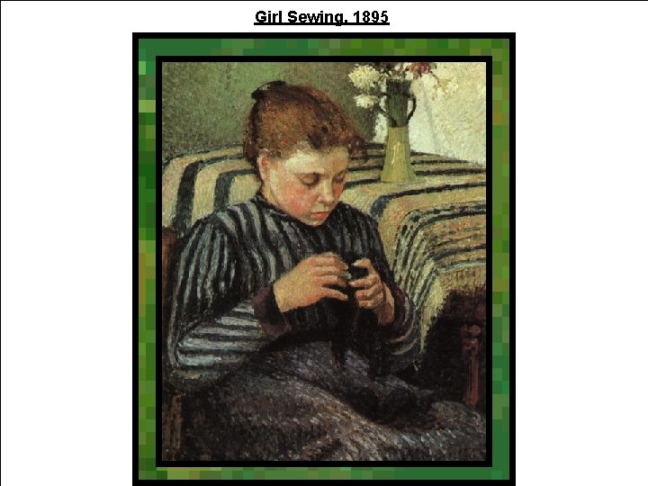 Girl Sewing, 1895 