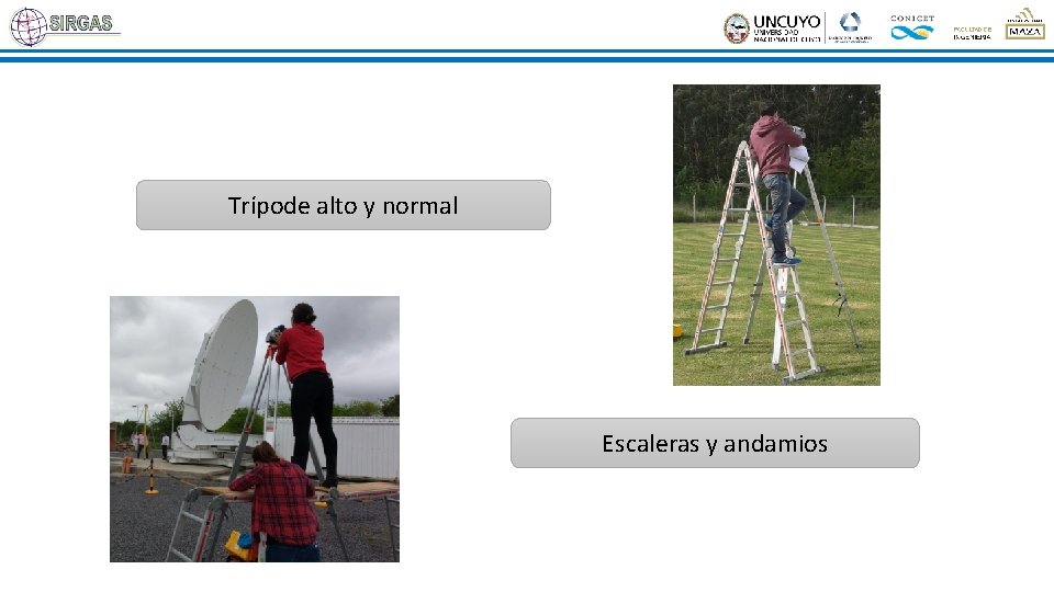 Trípode alto y normal Escaleras y andamios 