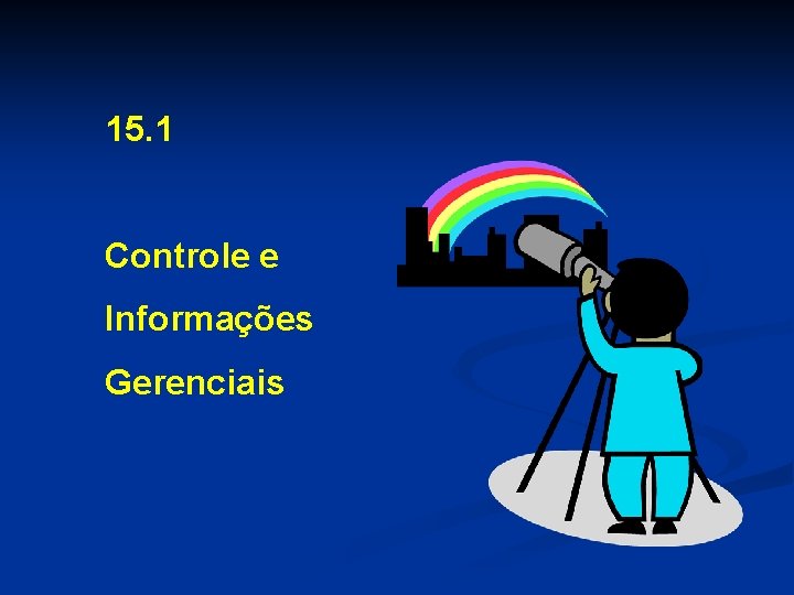 15. 1 Controle e Informações Gerenciais 