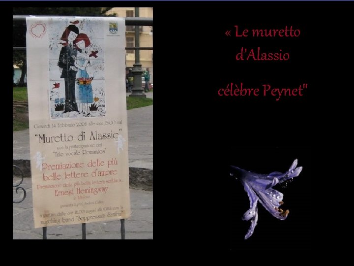  « Le muretto d’Alassio célèbre Peynet" 