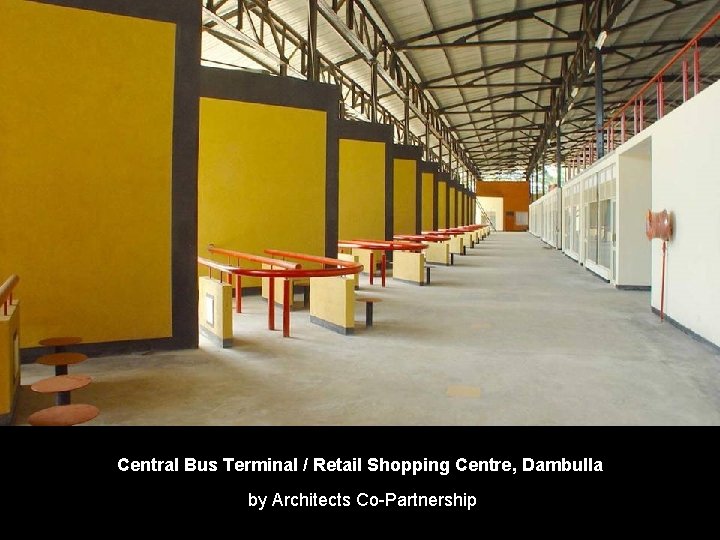 Central Bus Terminal / Retail Shopping Centre, Dambulla by Architects Co-Partnership 