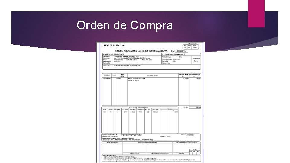 Orden de Compra 