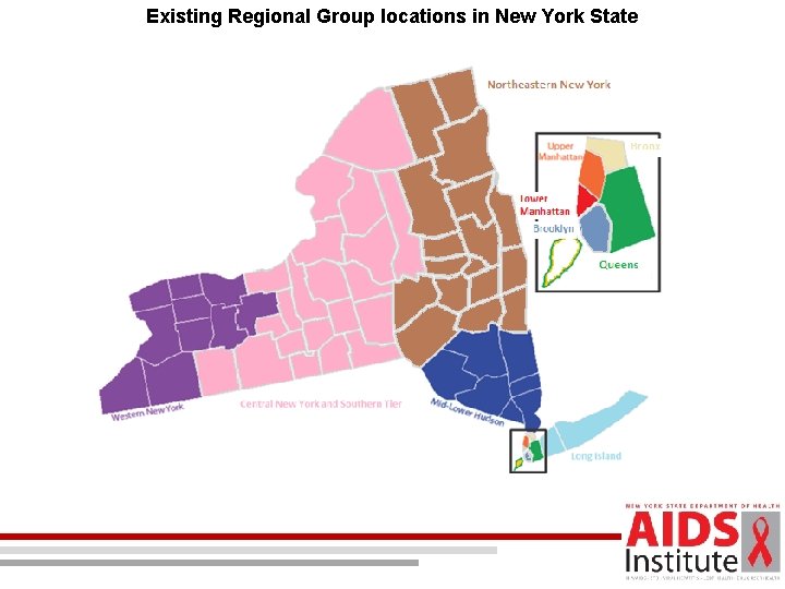 Existing Regional Group locations in New York State 