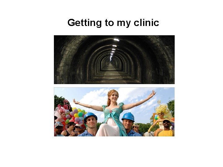 Getting to my clinic 