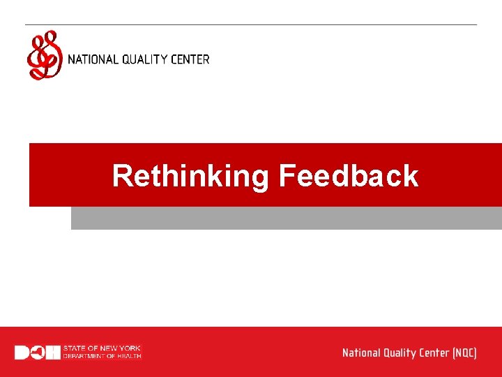 Rethinking Feedback 