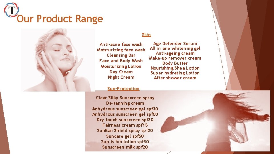 Our Product Range Skin Age Defender Serum Anti-acne face wash Moisturizing face wash All