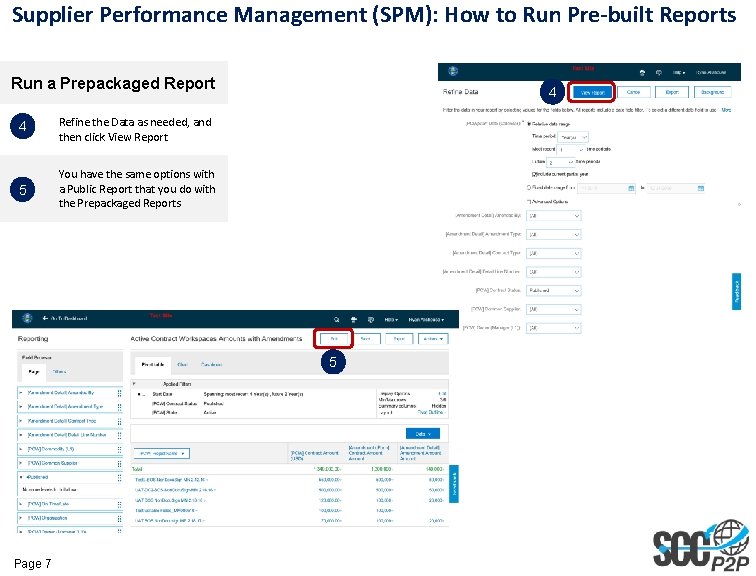 Supplier Performance Management (SPM): How to Run Pre-built Reports Run a Prepackaged Report 4