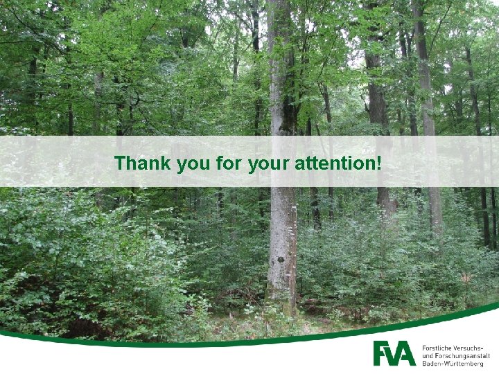 Hardwood resources in Europe Thank you for your attention! 29 
