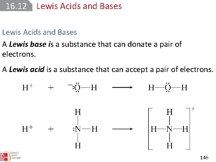 16. 12 Lewis Acids and Bases A Lewis base is a substance that can