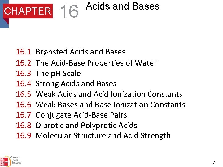 CHAPTER 16. 1 16. 2 16. 3 16. 4 16. 5 16. 6 16.