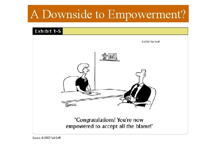 A Downside to Empowerment? 
