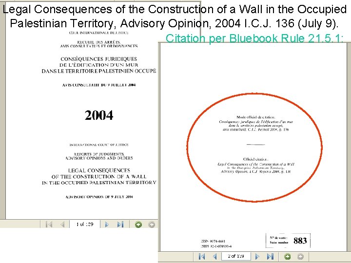 Legal Consequences of the Construction of a Wall in the Occupied Palestinian Territory, Advisory