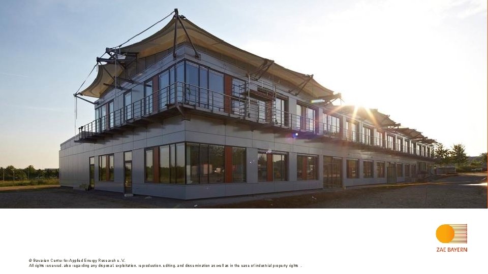Central Europe towards Sustainable Building CESB 19 © Bavarian Center for Applied Energy Research