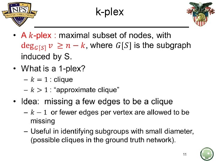 k-plex • 11 