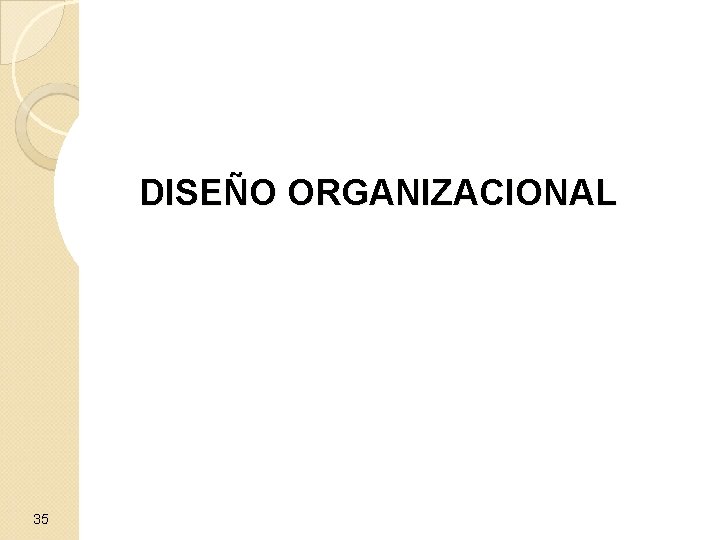 DISEÑO ORGANIZACIONAL 35 