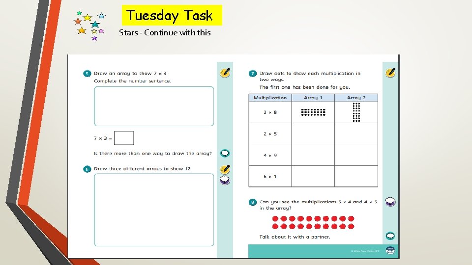 Tuesday Task Stars - Continue with this 