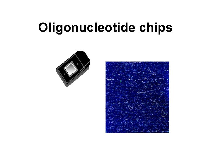 Oligonucleotide chips 