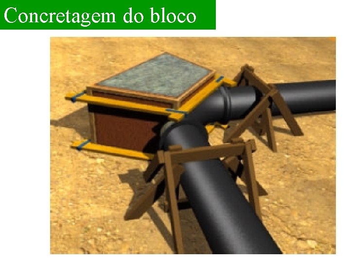 Concretagem do bloco 