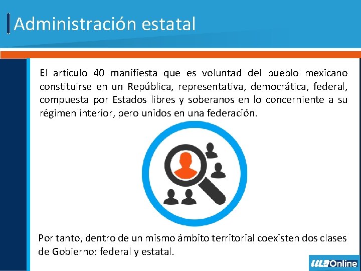 Instancias de la administracin pblica federal Administracin estatal