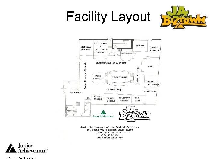 Facility Layout of Central Carolinas, Inc 