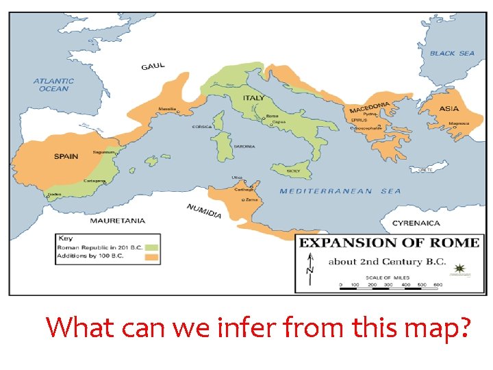 What can we infer from this map? 