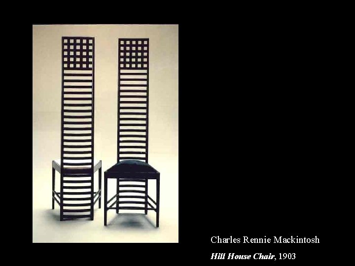 Charles Rennie Mackintosh Hill House Chair, 1903 